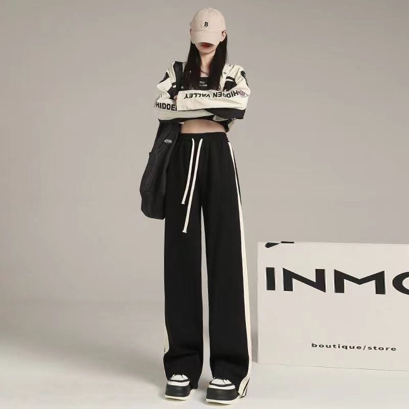 Wide-leg Pants Pendant Straight Casual Sports Trousers