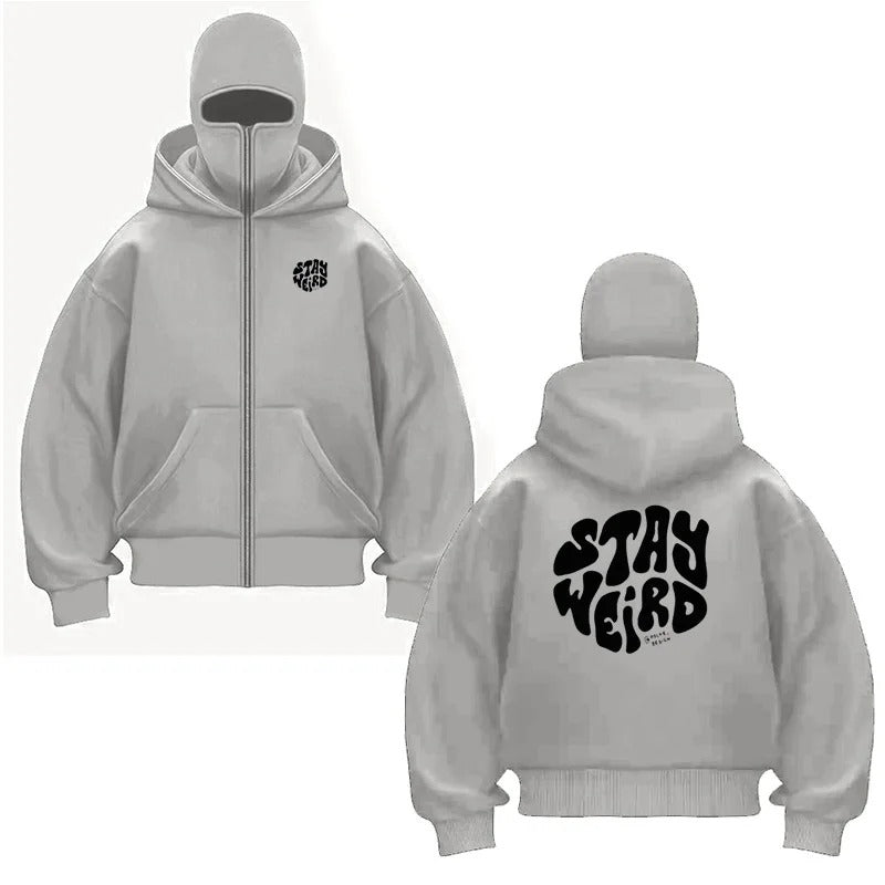 Reißverschluss-Hoodie