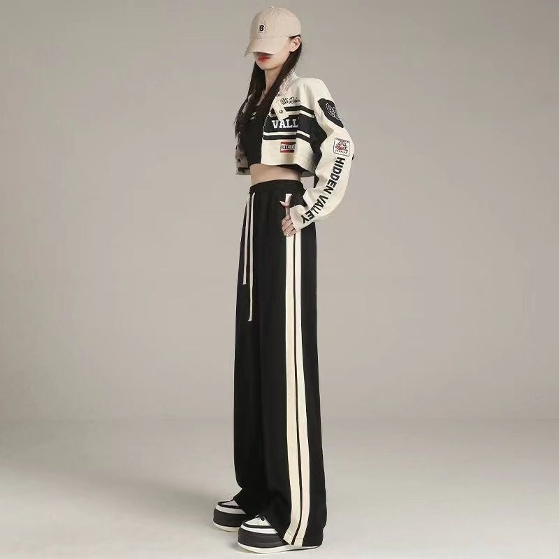 Wide-leg Pants Pendant Straight Casual Sports Trousers