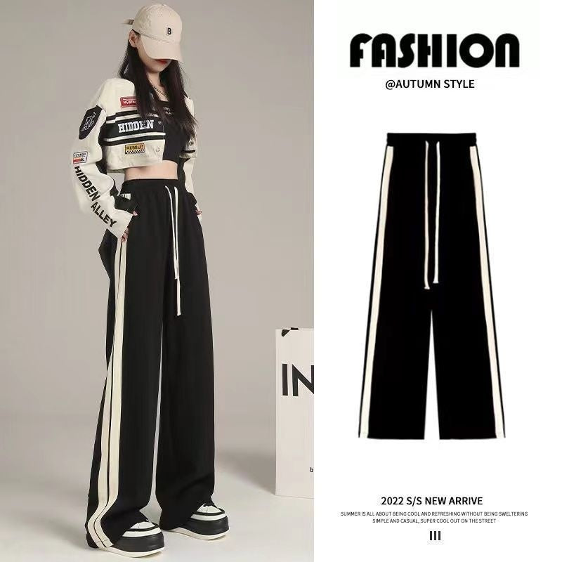 Wide-leg Pants Pendant Straight Casual Sports Trousers