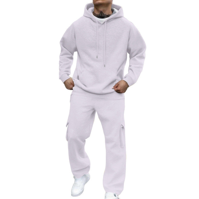 Men's New Autumn And Winter Fashion Hooded Pullover Suit