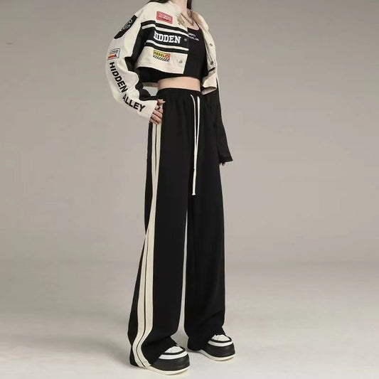 Wide-leg Pants Pendant Straight Casual Sports Trousers