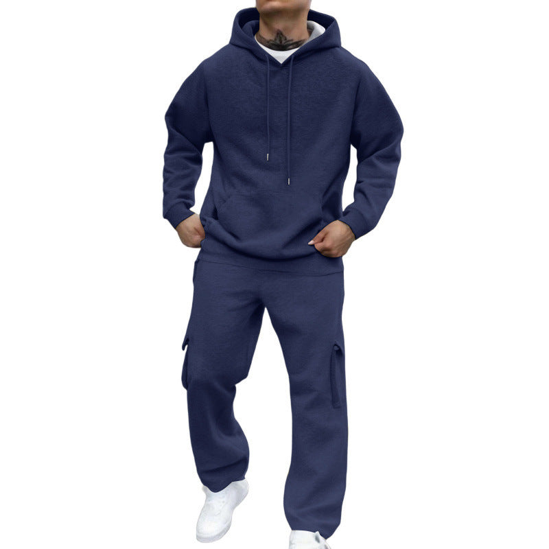 Men's New Autumn And Winter Fashion Hooded Pullover Suit