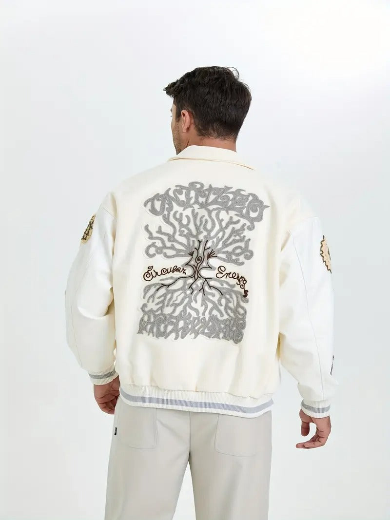 Vintage Amerikanische Retro-Baseballjacke